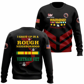 Warning Boocoo Dinky Dau Sweater