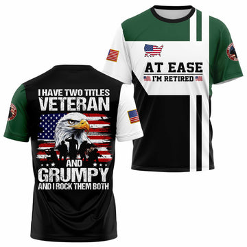 Veteran And Grumpy T-shirt