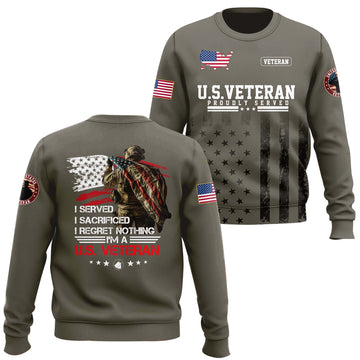 I'm a U.S Veteran Sweater