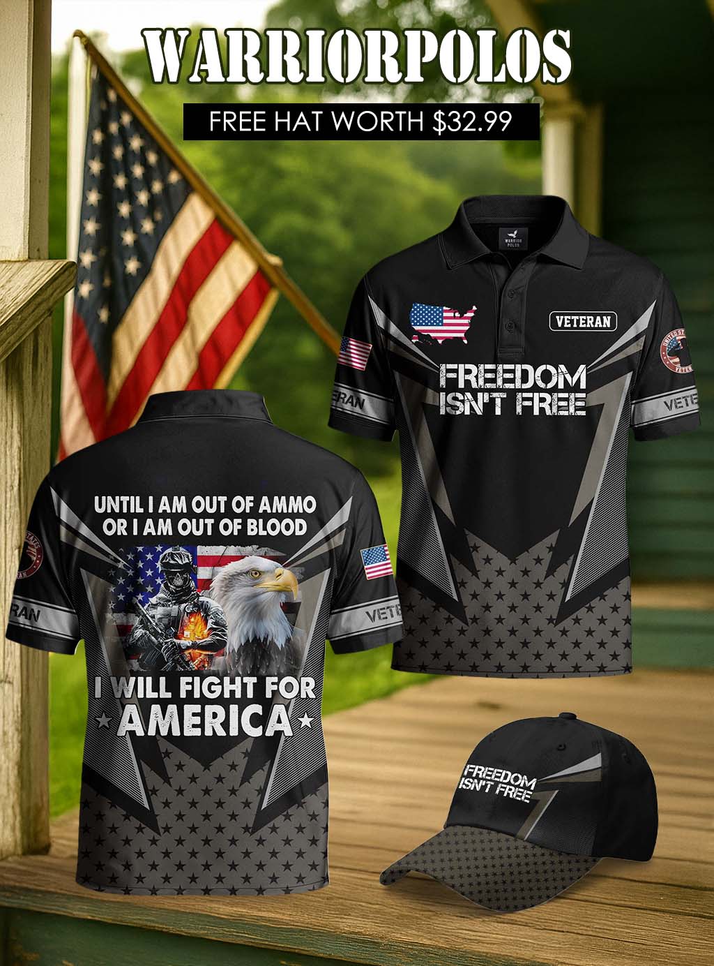 I Will Fight For America Polo Shirt Deal