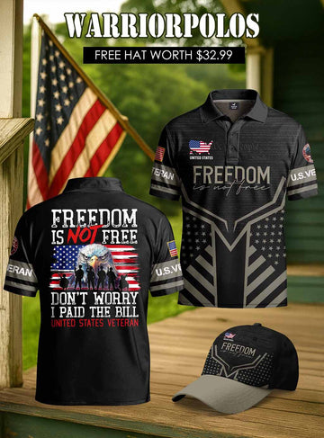 Freedom Is Not Free Polo Shirt Deal