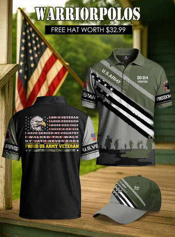 Proud Us Veteran Polo Deal