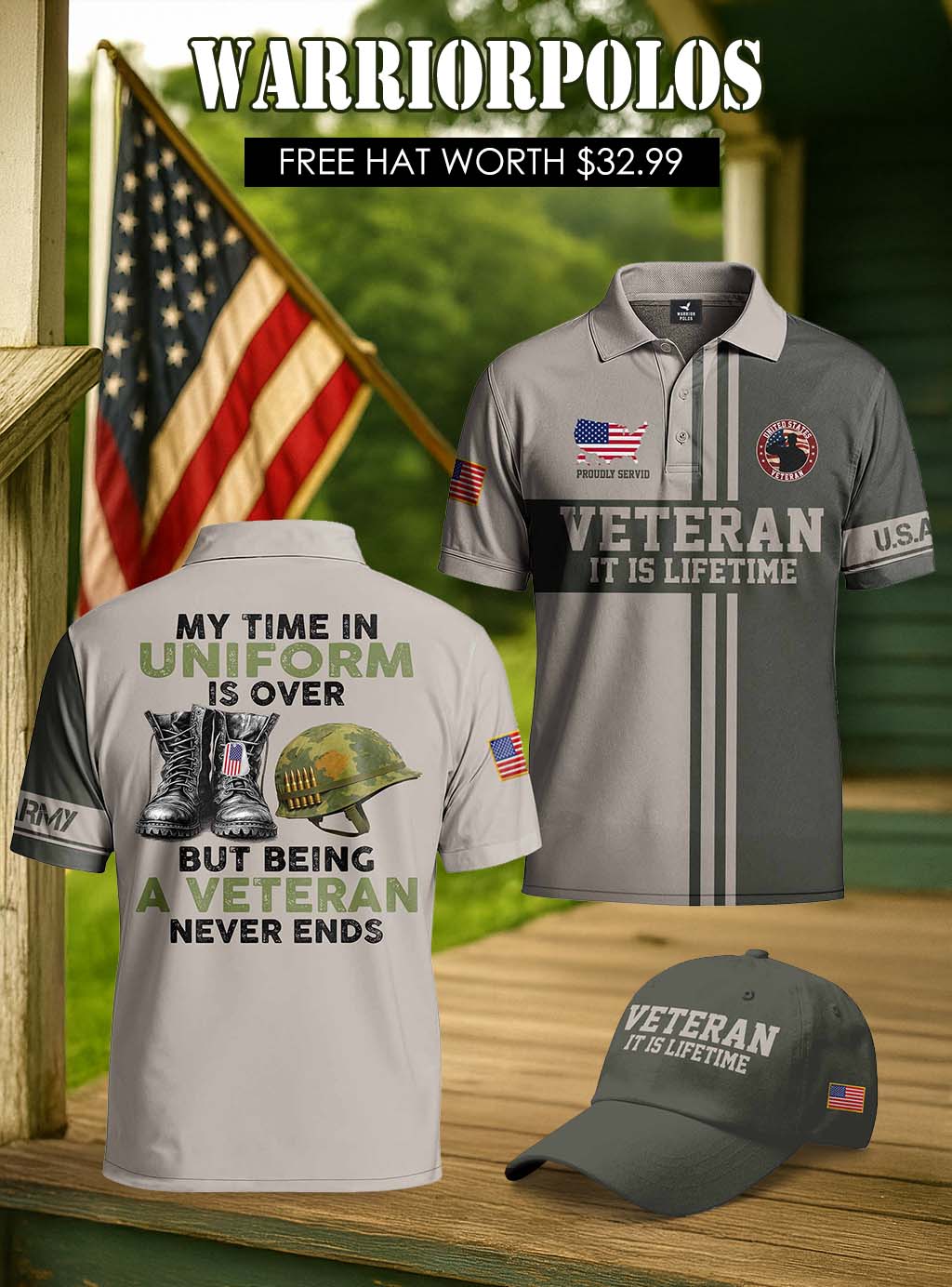 My Time In Uniform Polo Shirt Deal