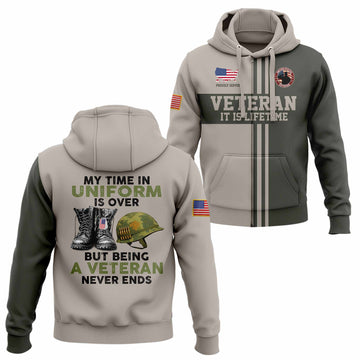 My Time In Uniform Hoodie Zip