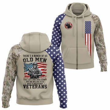 There’s A Bunch Of Us OLD MEN Hoodie Zip
