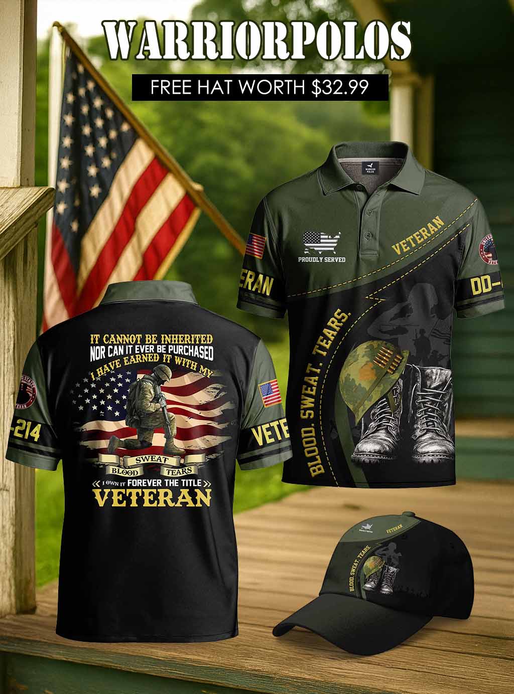 Blood, Sweat, Tears Polo Shirt Deal