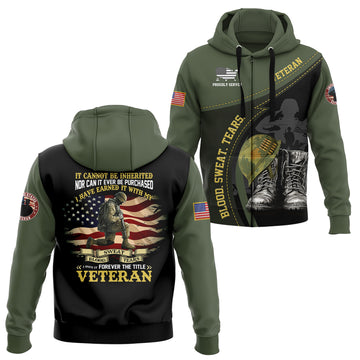 Blood, Sweat, Tears Hoodie Zip