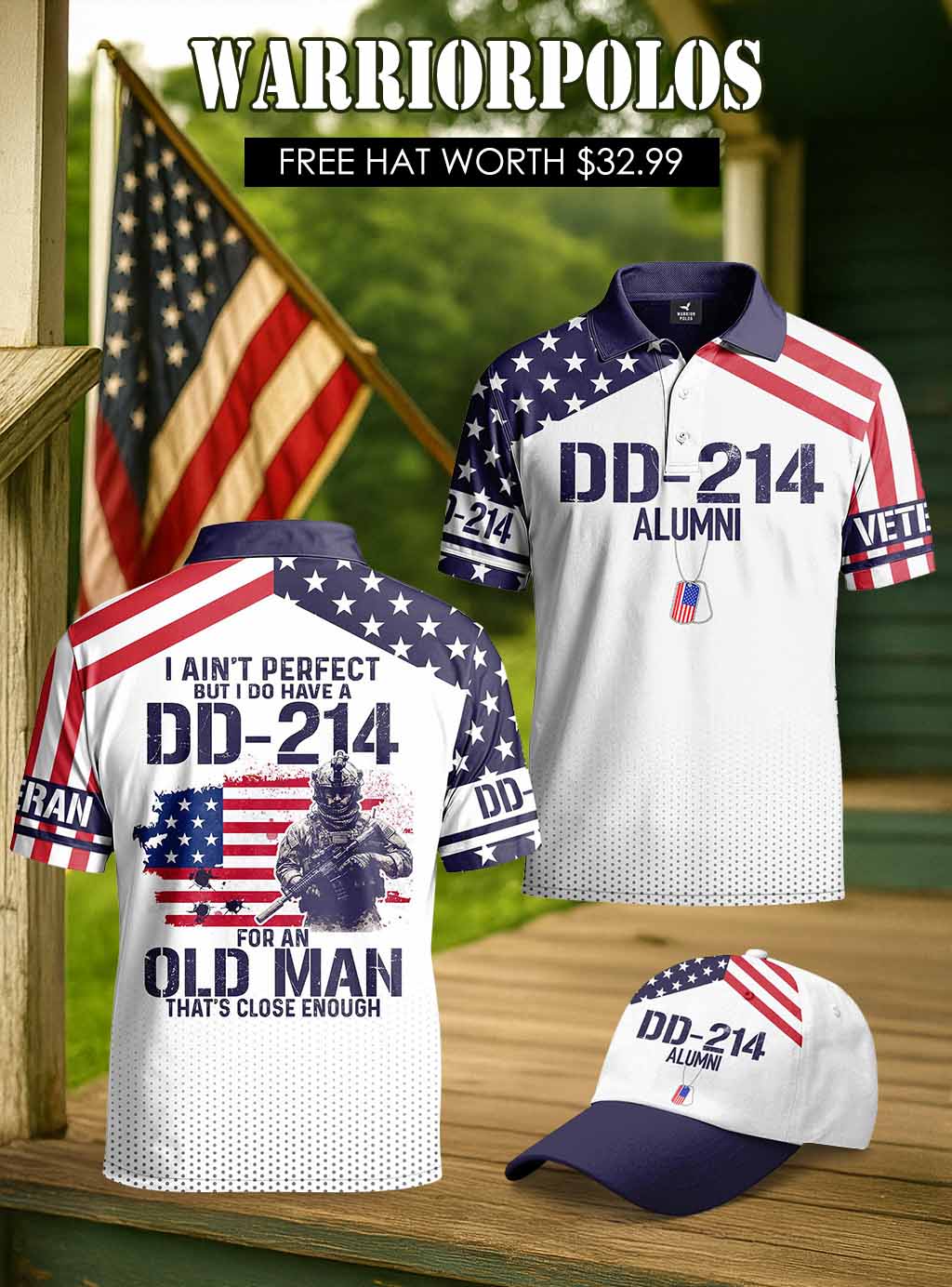 DD-214 Alumni Polo Shirt Deal