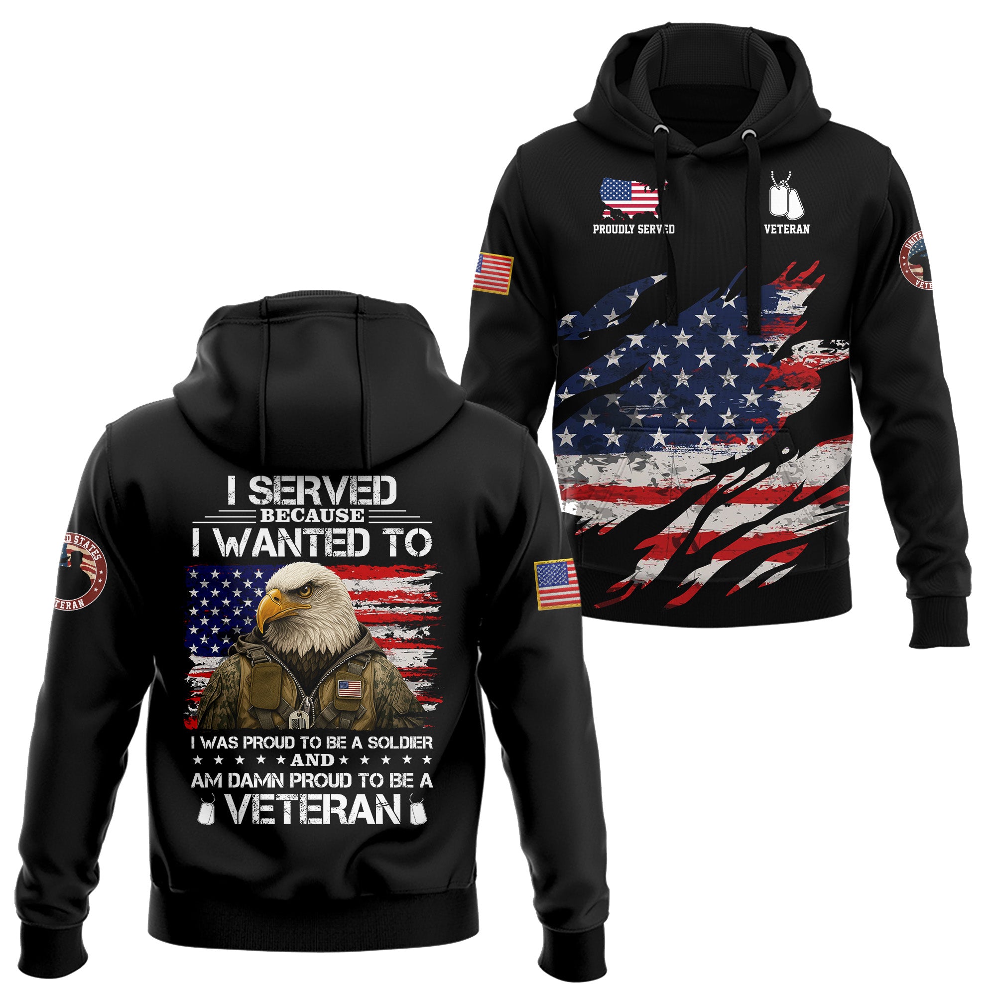 I Served Because I Wanted Hoodie