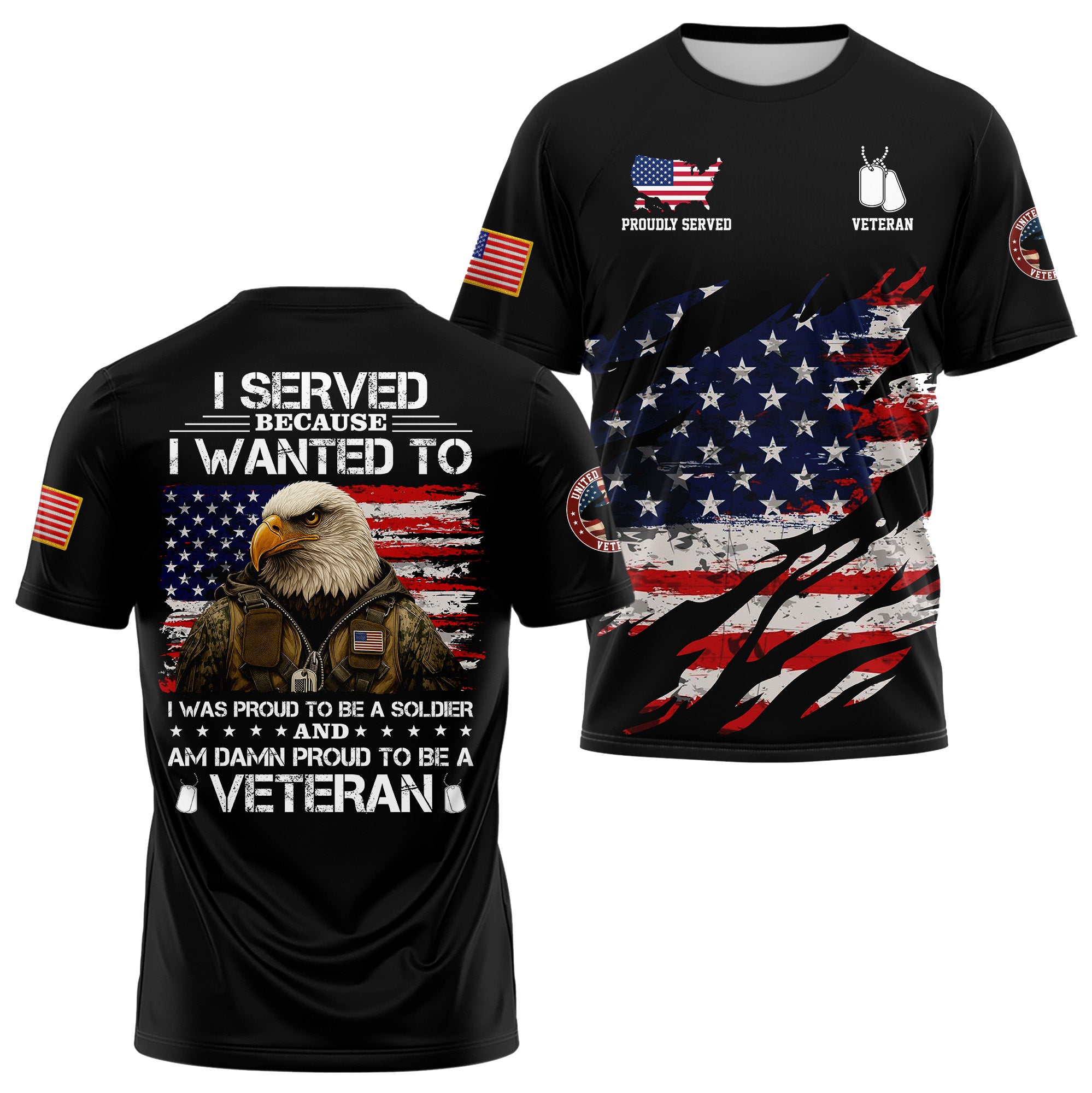 I Served Because I Wanted To T-shirt