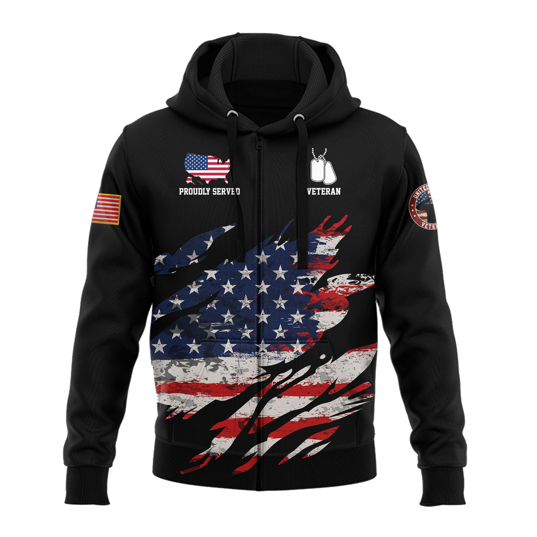 I Served Because I Wanted Hoodie Zip