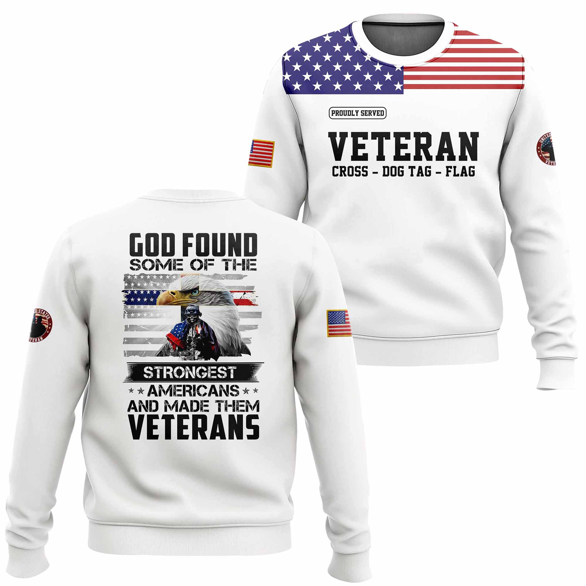 God Found Some Of The Strongest Americans Sweater