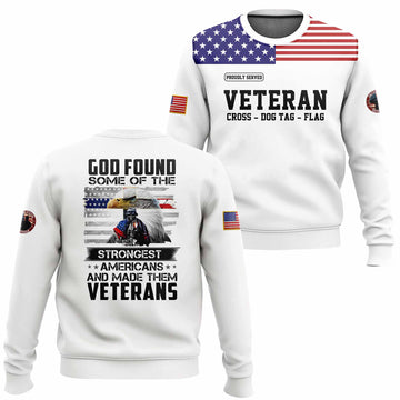 God Found Some Of The Strongest Americans Sweater