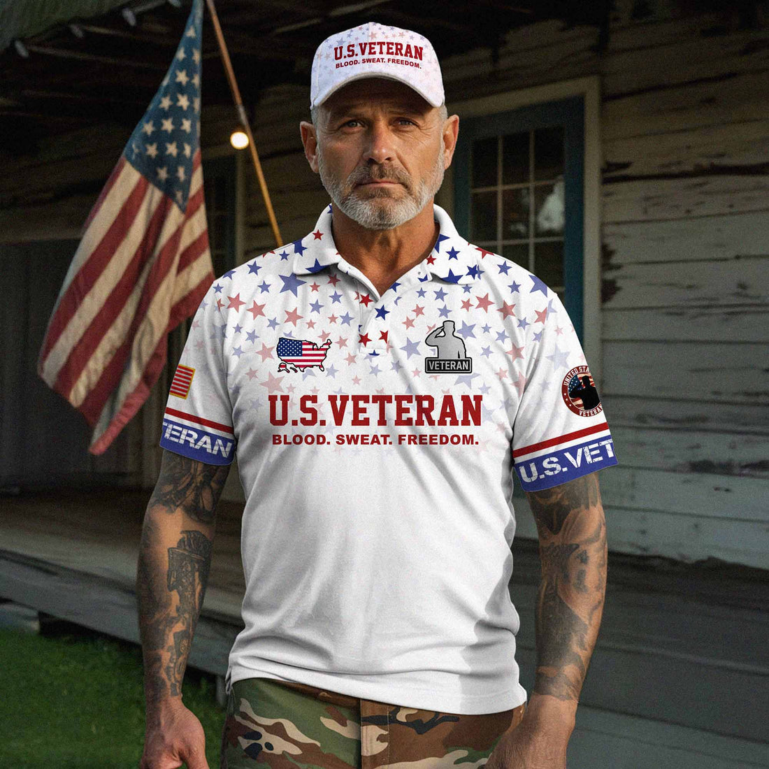 I Have Earned It With My Blood Polo Shirt Deal