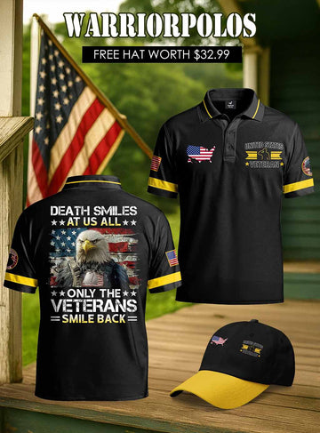 Death Smiles At Us All Polo Shirt Deal