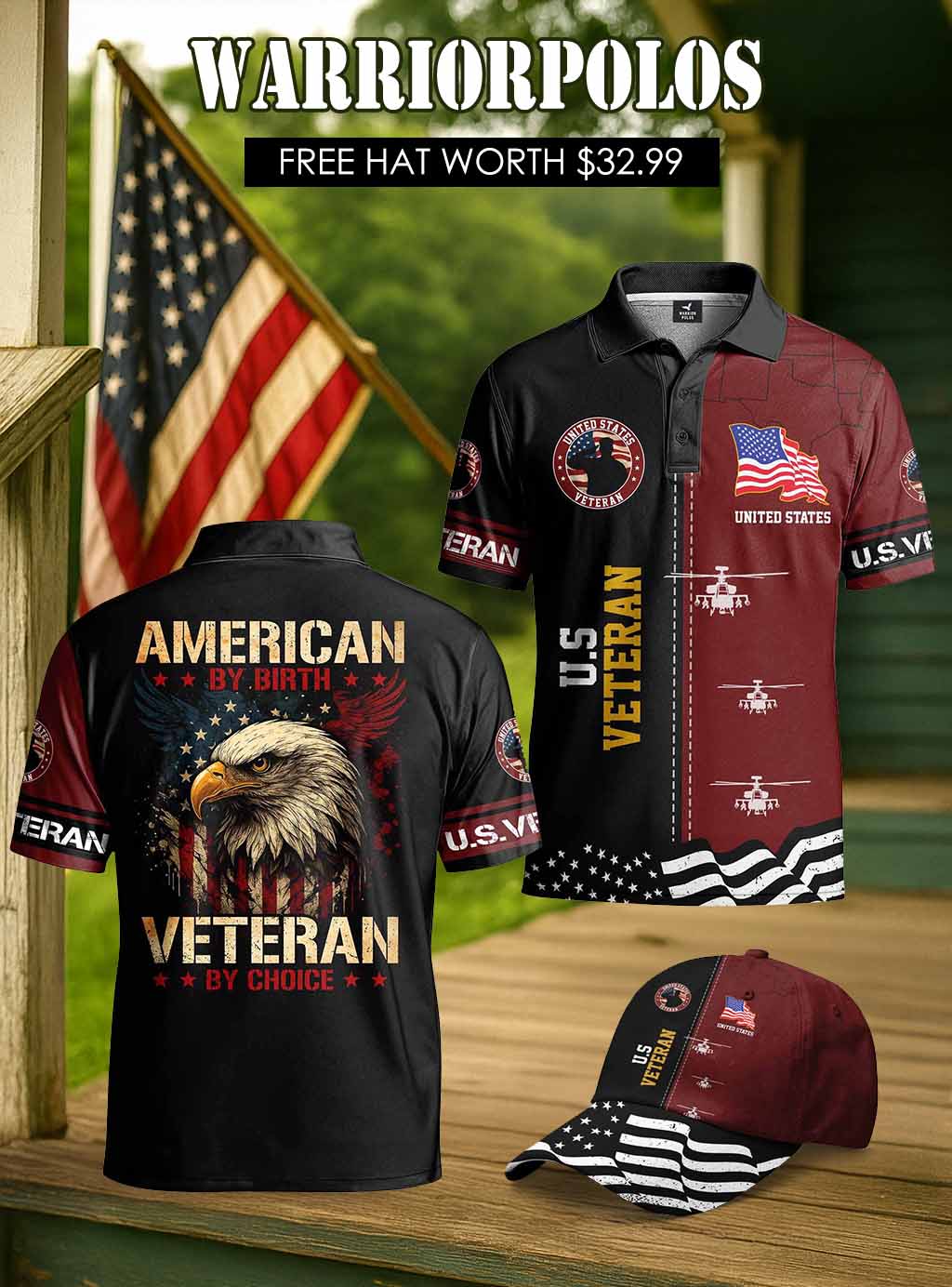 Veteran By Choice Polo Shirt Deal