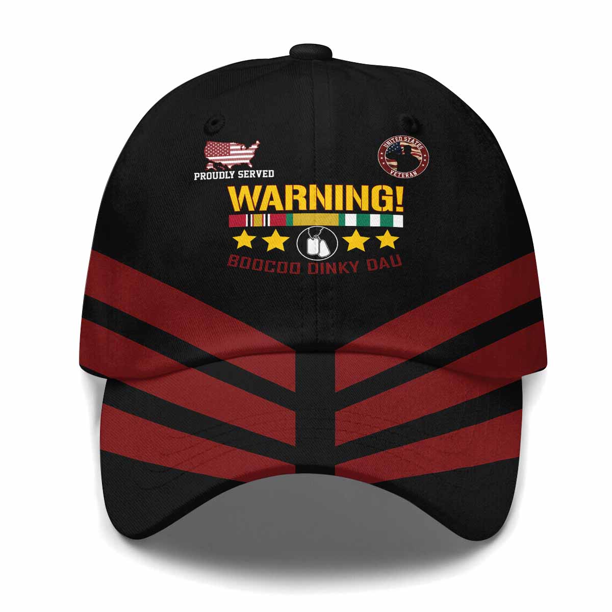 Warning Boocoo Dinky Dau Hat