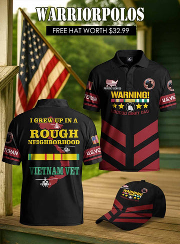 Warning Boocoo Dinky Dau Polo Shirt Deal