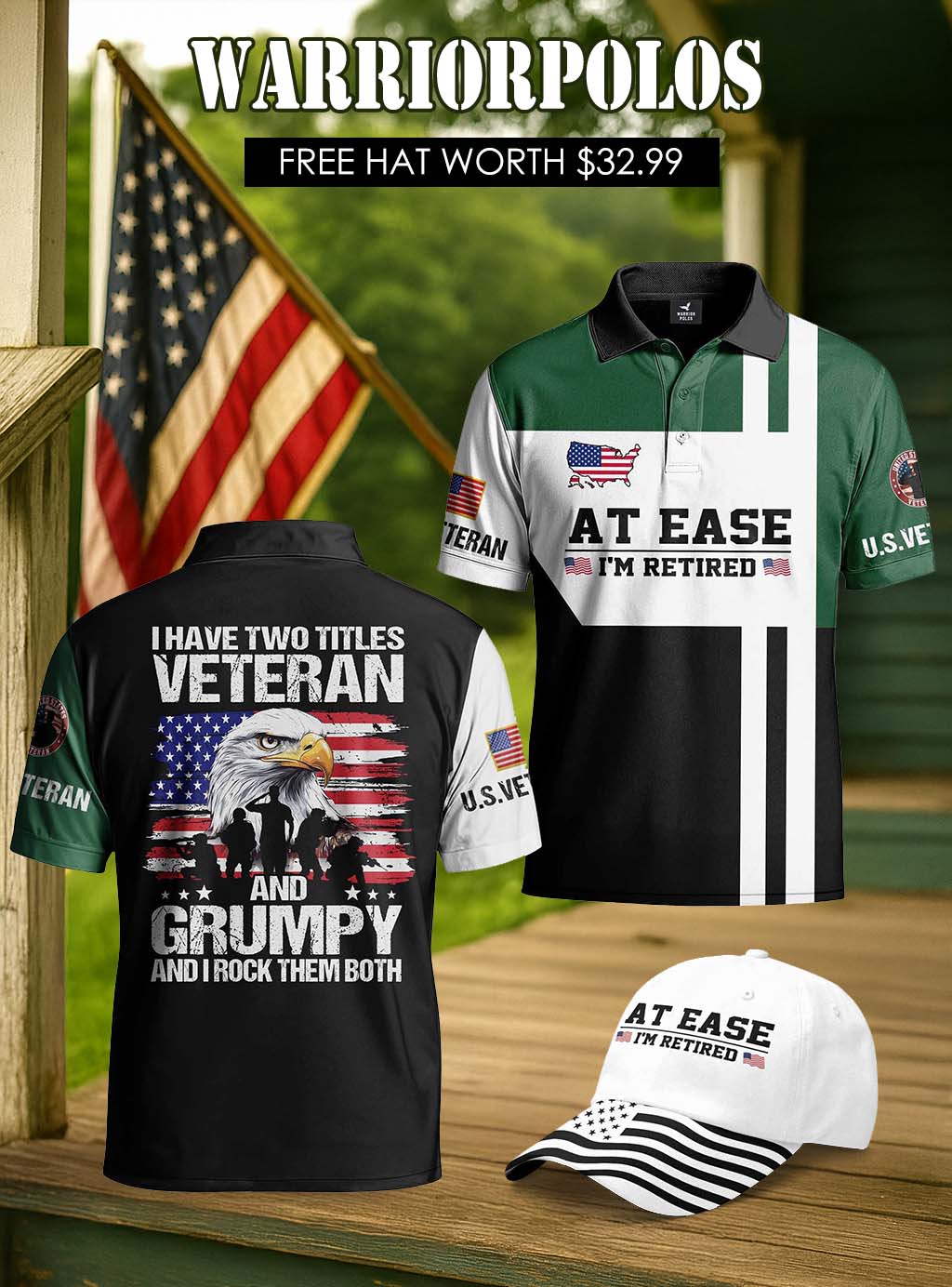 Veteran And Grumpy Polo Shirt Deal