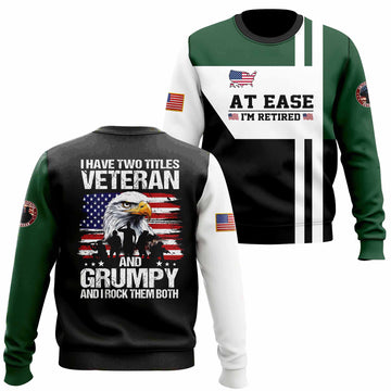 Veteran And Grumpy Sweater