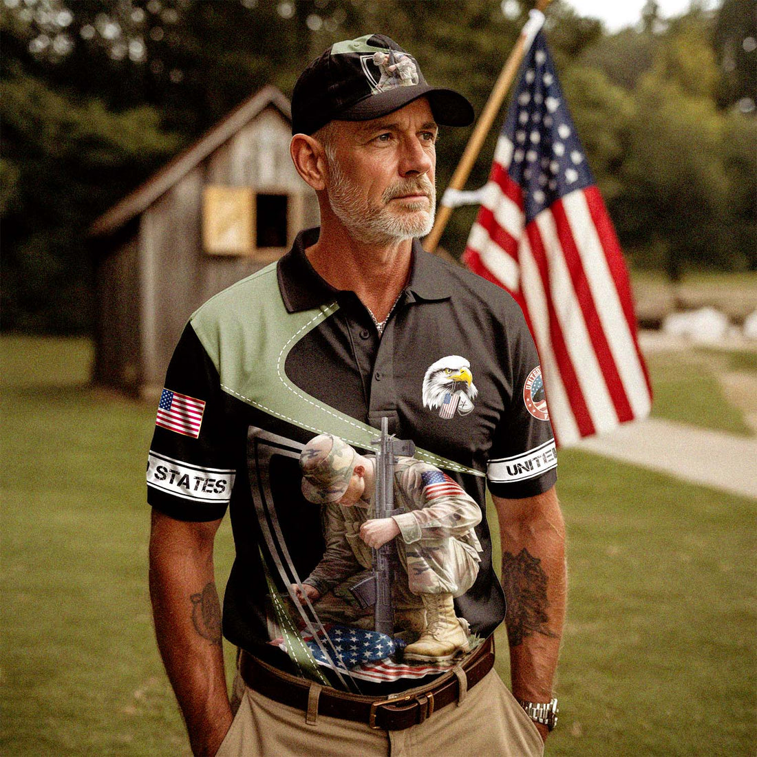 Never Underestimate An Old Man Polo Shirt Deal