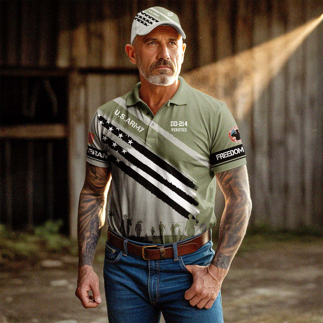 Proud Us Veteran Polo Deal