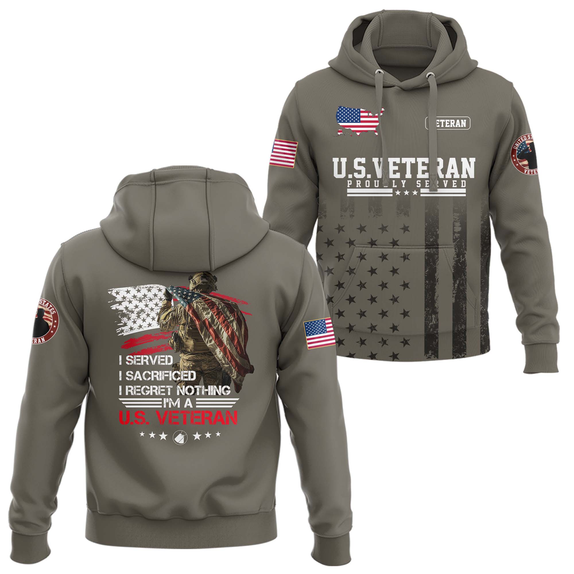 I'm a U.S Veteran Hoodie