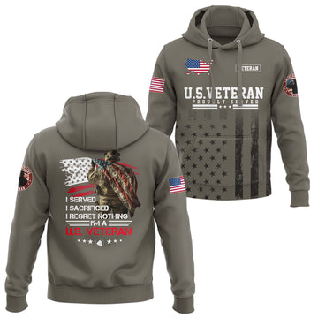 I'm a U.S Veteran Hoodie