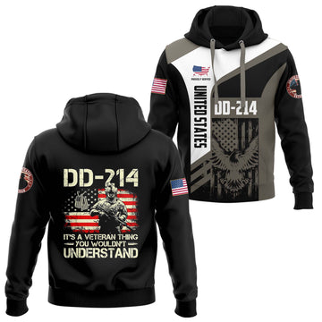 DD - 214 Proudly Served Hoodie