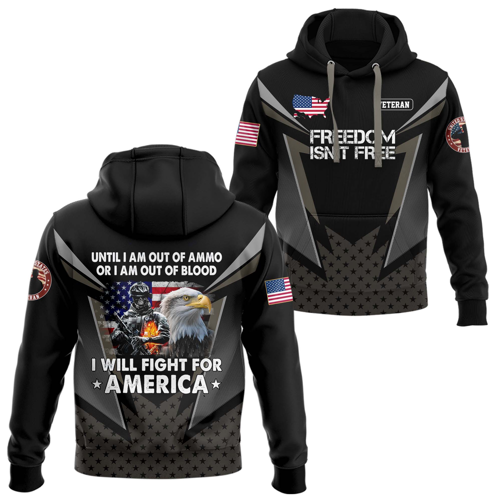 I Will Fight For America Hoodie