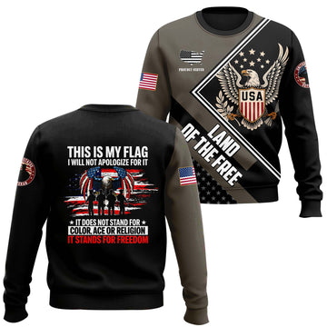 Land Of The Free Polo Sweater