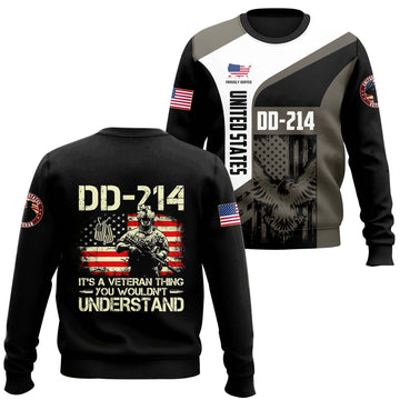 DD - 214 Proudly Served Sweater