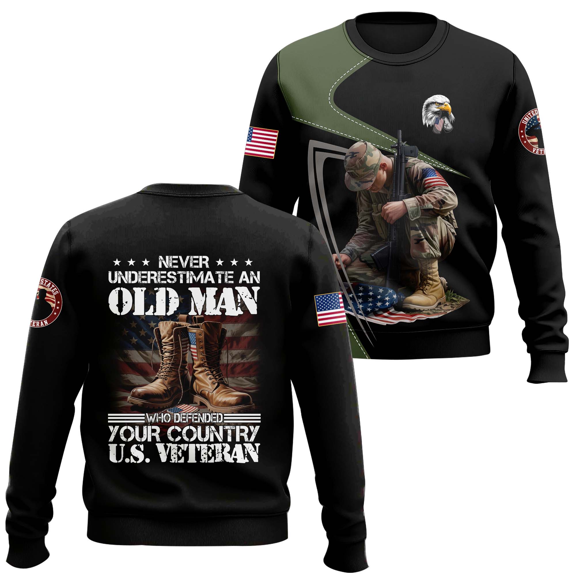 Never Underestimate An Old Man Sweater