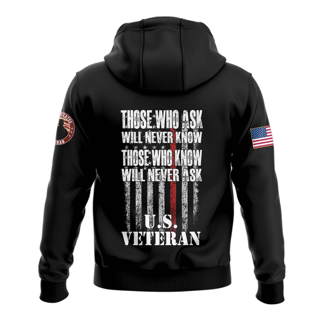 Those Who Ask Will Never Know Hoodie Zip