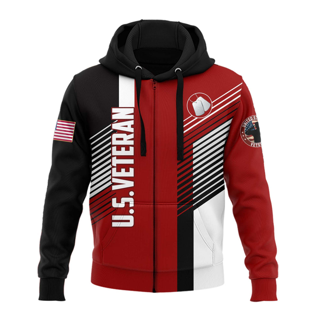 Honorably Discharged Hoodie Zip