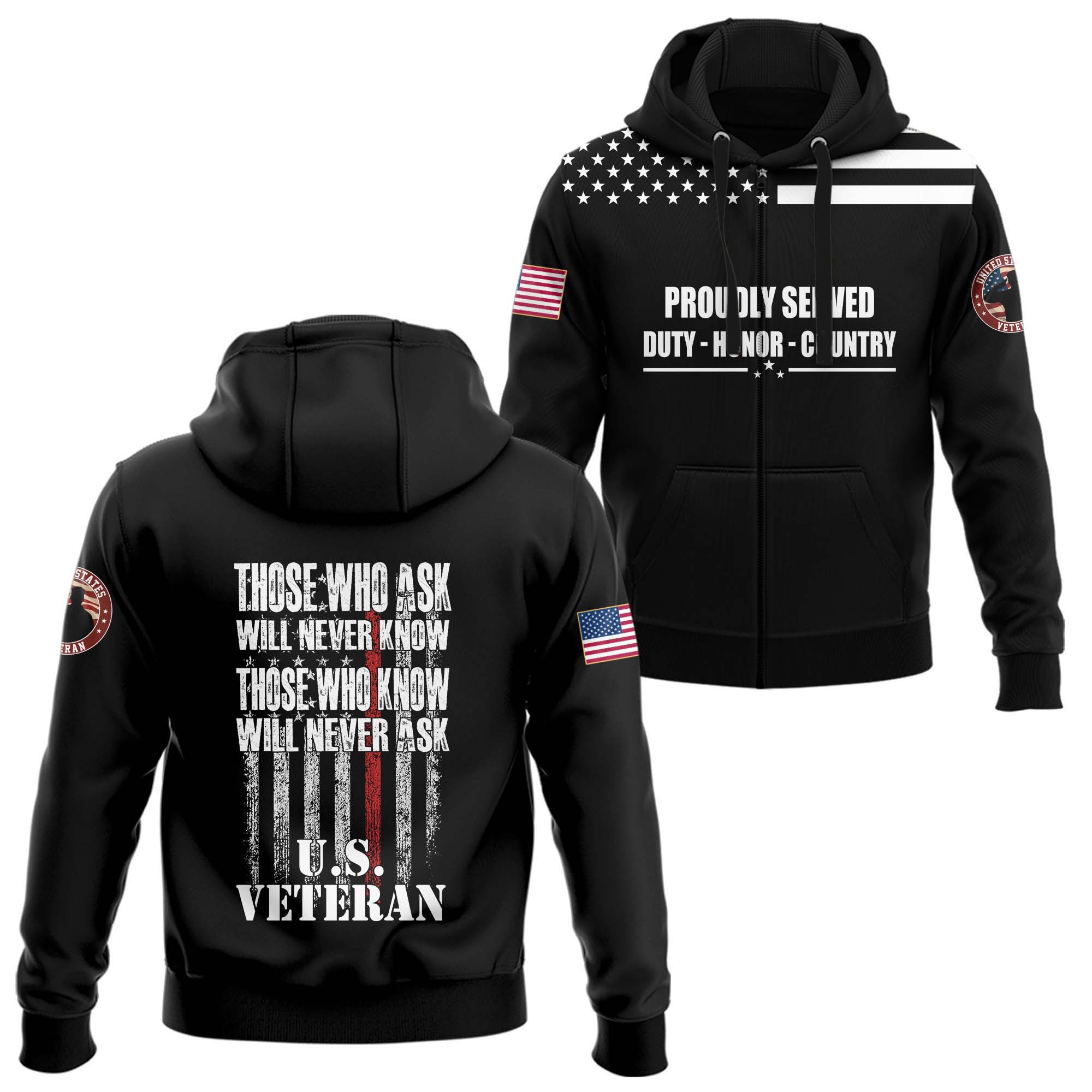Those Who Ask Will Never Know Hoodie Zip